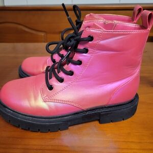 Art Class Pink Combat Boots